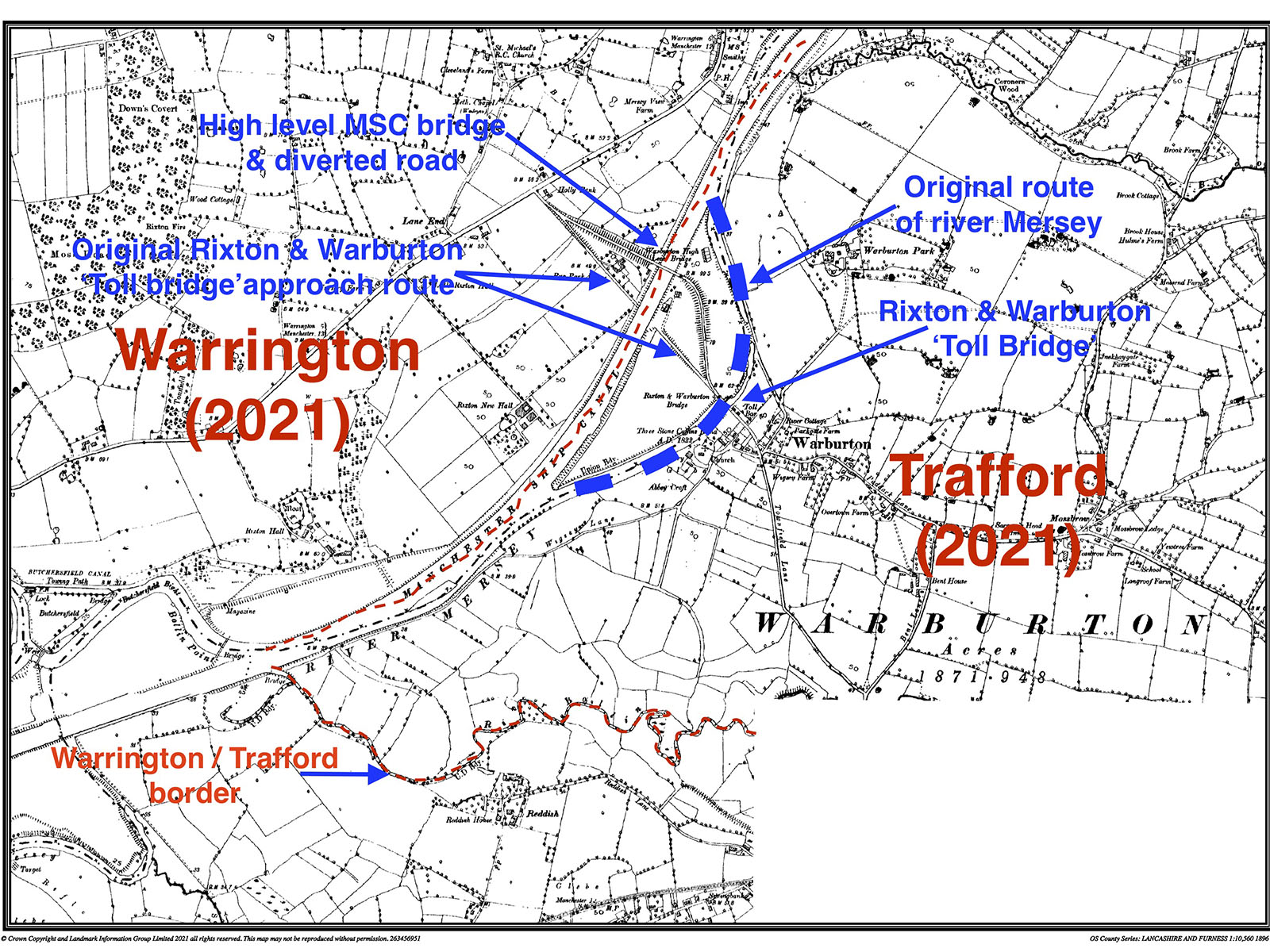 2021.12 Warburton Map 1896 - annotated