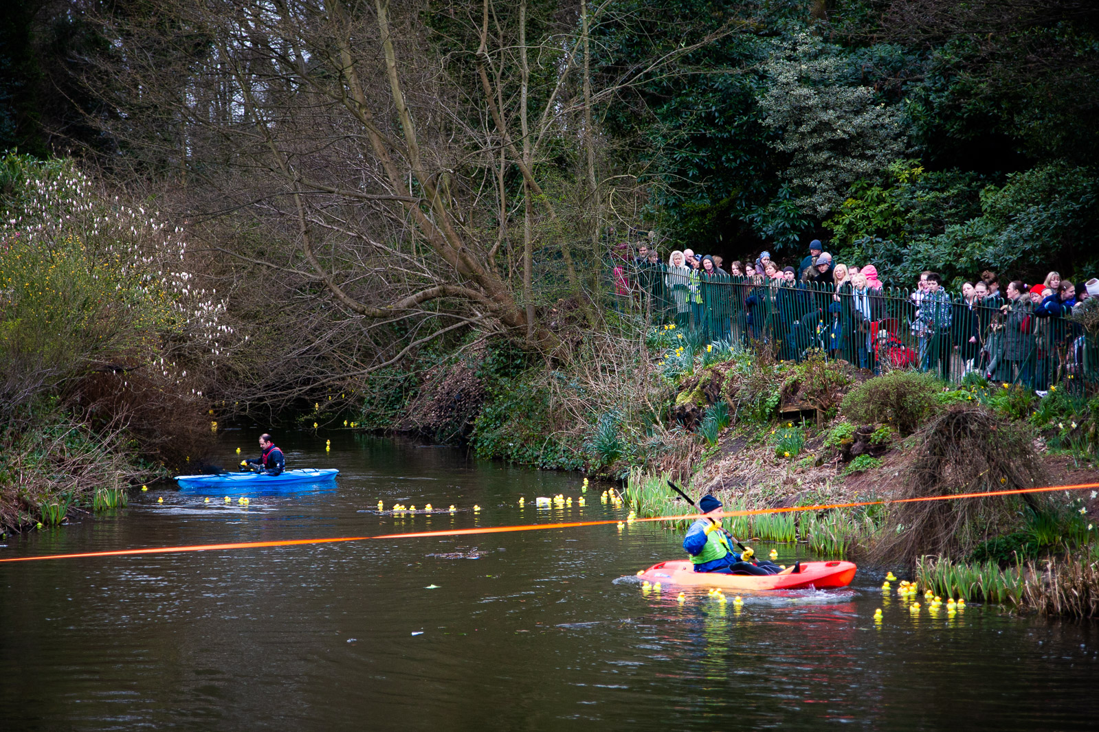 2008.03 Duck Race finish line